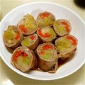 amjkao's cooksnap of when they made 人参&白菜ロール.