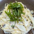 こうのとりヒロシ's cooksnap of when they made 別茹で生クリ不要！たらこクリームパスタ♡.