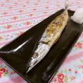 赤い電話's cooksnap of when they made 塩麹*さんまの塩焼き*.