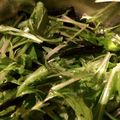 トロトトロ's cooksnap of when they made ∮ 水菜と味のり柚子コショウღサラダ ∮.