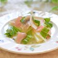 さとみわ's cooksnap of when they made 大根と生ハムの酢の物.
