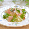 さとみわ's cooksnap of when they made 大根と生ハムの酢の物.