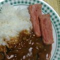 yurinar's cooksnap of when they made スパムカレー.