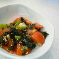 しゅうゆいちゃん's cooksnap of when they made 簡単♡トマトとワカメの和え物.
