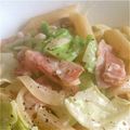 mayuki1975's cooksnap of when they made おひとりランチ…クリームチーズパスタ.