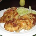 yasu-pooh's cooksnap of when they made 揚げない！豚肉のミラノ風カツレツ.
