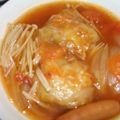 こうめっち♪'s cooksnap of when they made ウインナーロールキャベツ入りおかずスープ.