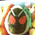 tezz's cooksnap of when they made 朝から簡単☆フォーゼ弁☆キャラ弁.