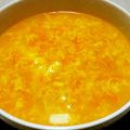 はーなむきや's cooksnap of when they made すりおろしニンジンのかきたまスープ♪.