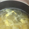 yuna_38's cooksnap of when they made 新玉ねぎとハムのかき卵スープ♡.