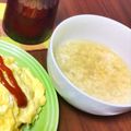 Ｍｈｋ。。。's cooksnap of when they made ふんわり♪たまごスープϵ( 'Θ' )϶.