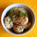 kokoli's cooksnap of when they made 鶏つくね団子の煮物.