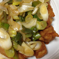 もこにゃん◎'s cooksnap of when they made 鶏唐揚げのネギだれ♡.