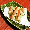 kebeibiko's cooksnap of when they made かにかまの明太子･シソ巻き揚げ♪.