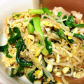 ちみサン's cooksnap of when they made 卵とニラ・もやしのｵｲｽﾀｰｿｰｽ炒め.