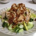 Hoink's cooksnap of when they made 豚しゃぶサラダ梅ドレッシング.