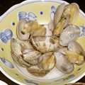 nekowahaha's cooksnap of when they made あさりの酒蒸し.