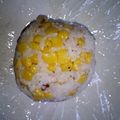StardustCrusaders's cooksnap of when they made 焼きもろこしプチおにぎり.