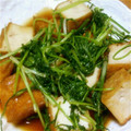 ぼんぼーや's cooksnap of when they made ♡５分で！水菜と厚揚げのササッと炒め♡　.