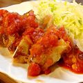 sarah_f's cooksnap of when they made 鶏肉の塩麹ソテー~トマトソース添え~.
