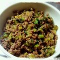 d0wg's cooksnap of when they made お手軽常備菜♪大根葉とひき肉の甘辛炒め.