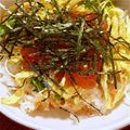 るーこふ's cooksnap of when they made チラシ寿司風鮭いくら丼.