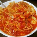 ami-rarara's cooksnap of when they made 簡単★シーフードトマトパスタ.