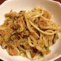 メグゾー's cooksnap of when they made キャベツと乾物の焼きうどん.