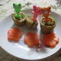 miyuki12's cooksnap of when they made お弁当に☆彡人参と油揚げのくるくる巻き.