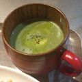 ★yukako★'s cooksnap of when they made ほうれん草とブロッコリーの茎の濃厚スープ.