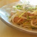 れみひめ's cooksnap of when they made 激安♡豆苗ともやしのベーコン炒め♡.