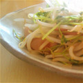 れみひめ's cooksnap of when they made 激安♡豆苗ともやしのベーコン炒め♡.