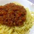 ハピオリ's cooksnap of when they made スロージューサー絞りかすdeミートソース.