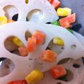 いせご's cooksnap of when they made 蓮根と人参のお惣菜風サラダ.