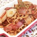 ともりん0203's cooksnap of when they made ♡シャキっと蓮根のベーコン旨味炒め♡.