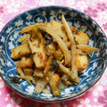 シャンプーハット's cooksnap of when they made こんにゃくとさつま揚げのピリ辛高菜炒め.