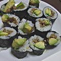 cotro's cooksnap of when they made アボカドときんぴらごぼうの巻き寿司.