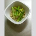 ＫawausosO's cooksnap of when they made アスパラときのこのガーリック炒め.