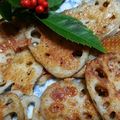 カフェ店員M子's cooksnap of when they made 花粉症対策にも！れんこんチーズ焼き♪.