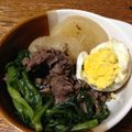 リトル☆ガール's cooksnap of when they made 牛肉と大根の甘辛煮.