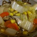 u35tama's cooksnap of when they made 白菜救済☆給食風優しい春雨スープ.