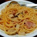 ぴよこっちゃま's cooksnap of when they made ベーコンとエリンギのコンソメパスタ.