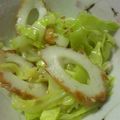 yayukomi's cooksnap of when they made キャベツとちくわの甘酢あえ.