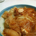 たけこ5766's cooksnap of when they made 牛肉と白菜と糸蒟蒻のすき焼き風煮物.