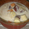ぶーたーこー's cooksnap of when they made サツマイモといろいろ野菜のmisoスープ.