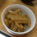 カ\ぉﾘんご's cooksnap of when they made [簡単]茹で大根のピリ辛炒め.