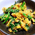 akubi＊MAMA's cooksnap of when they made すり鉢で作るほうれん草と菊の胡麻和え.