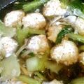 kanaxkona's cooksnap of when they made バジルチーズつみれ★.