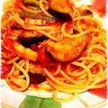 ma_mo's cooksnap of when they made なすとベーコンの辛口トマトソースパスタ.