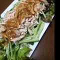 ヨネギーズ's cooksnap of when they made 電子レンジｄｅささみ棒棒鶏のおつまみ.